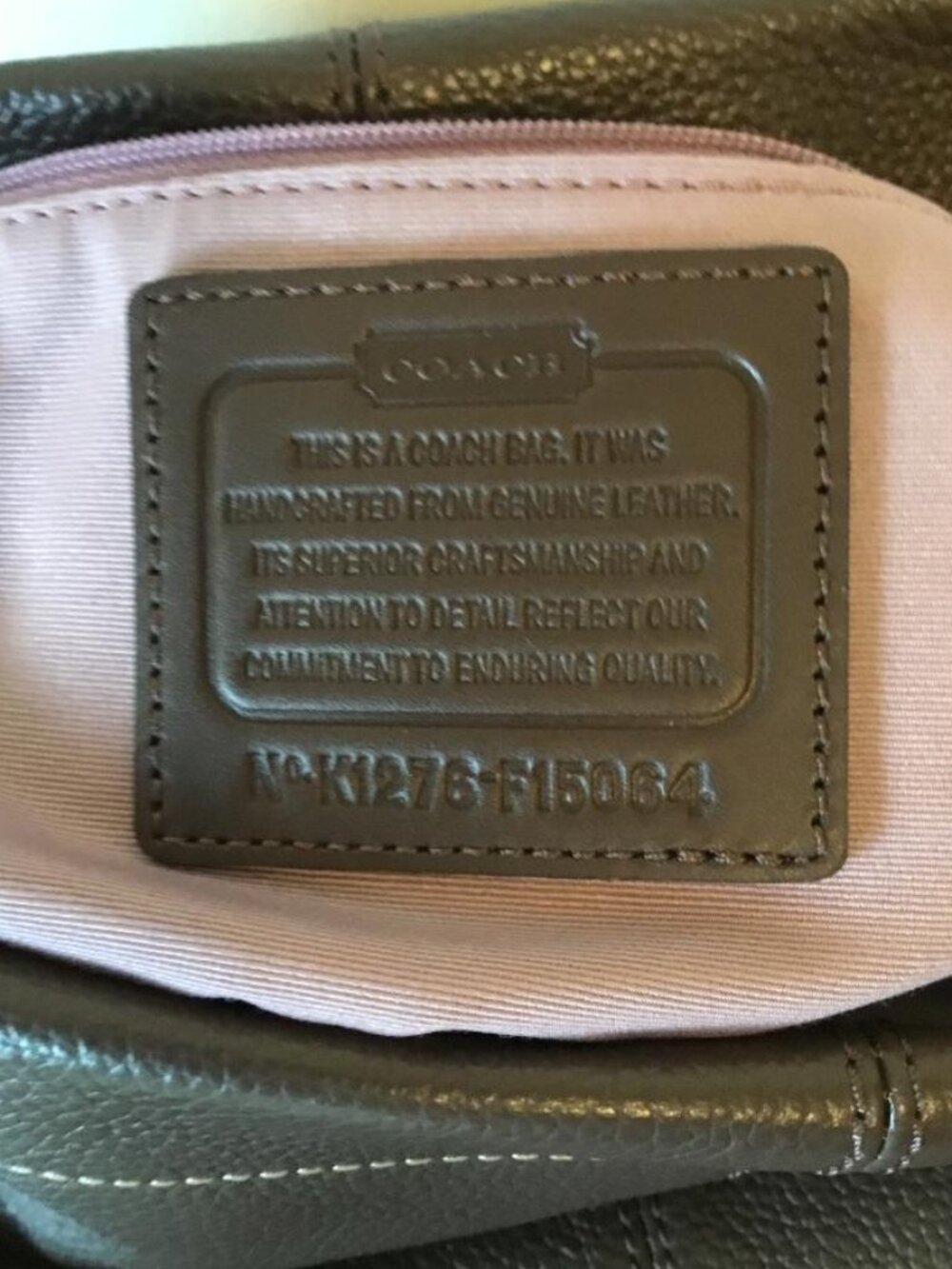 Coach Mahogany Pebbled Leather Convertible Shoulder Bag SoHo Model NWT - Picture 13 of 14